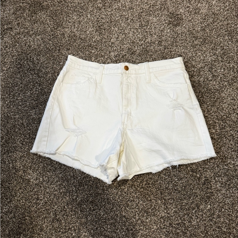 Universal Thread Cream Jean Shorts